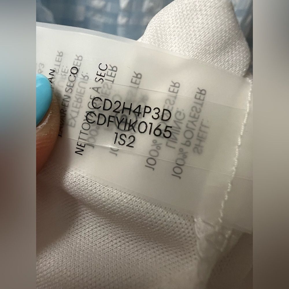 Blue Checkered Sleeveless Dress - Picture 11 of 11